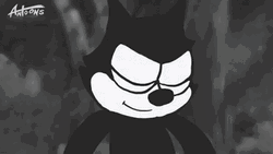 Talking Felix The Cat GIF