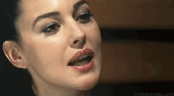 Talking Monica Bellucci GIF