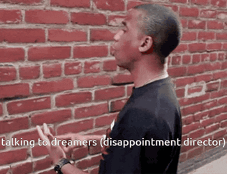 Talking To A Wall GIF