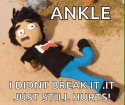Talking Toy Broken Ankles GIF