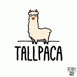 Tall & Long Alpaca GIF