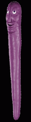 Tall Purple Worm GIF