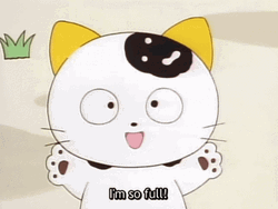 Tama And Friends I'm So Full GIF