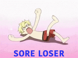 Tamaki Suoh Tantrums Sore Loser GIF