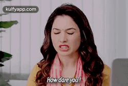 Tamannaah Screaming How Dare You GIF
