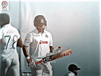 Tamim Iqbal Holding Paddle GIF