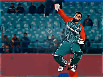 Tamim Iqbal Throwing Ball GIF