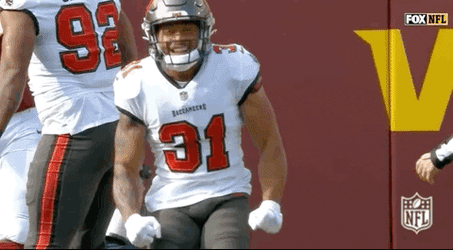 Tampa Bay Buccaneers Antoine Winfield Jr Punching Air GIF