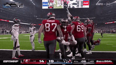 Tampa Bay Buccaneers Player Number 7 In Stadium GIF