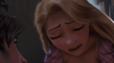 Tangled Cartoon Character Looking At Man GIF