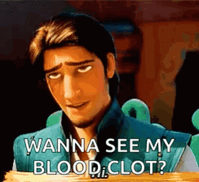 Tangled Character Asking Can He See His Blood GIF