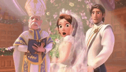 Tangled Flynn Rider And Rapunzel Wedding GIF