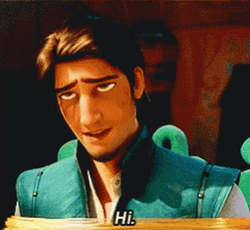 Tangled Flynn Rider Hi Smirk GIF
