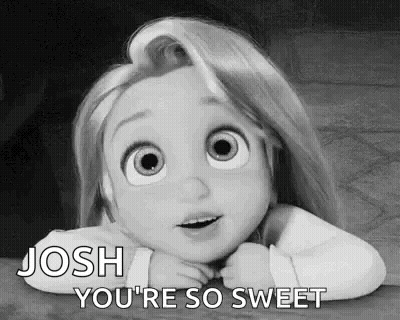 Tangled Little Girl Saying You're So Sweet