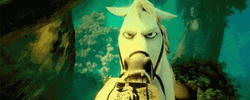 Tangled Maximus Eating Angrily GIF