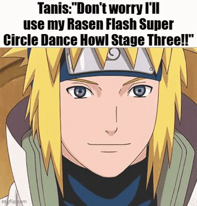 Tanis Says Don't Worry I'll Use My Rasen Flash Super Circle Dance Howl Stage Three GIF