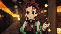 Tanjiro And Zenitsu Sparkle GIF