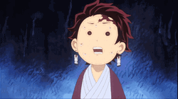 Tanjiro Sweating Surprise Meme GIF