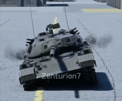 Tank Driving With Zenturion7 GIF