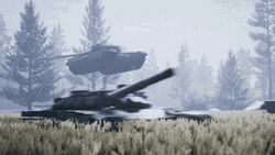 Tank Flying Like Helicopter