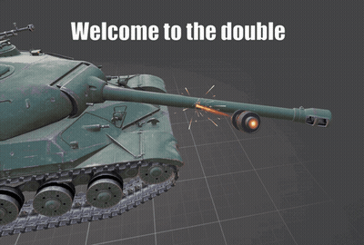 Tank Saying Welcome To The Double GIF