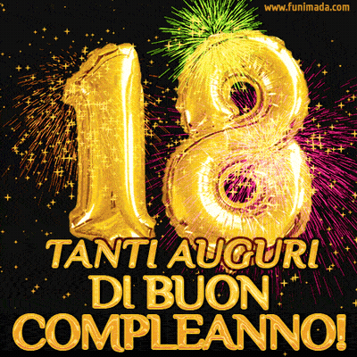 Tanti Auguri Di Buon Compleanno With Fireworks GIF