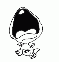 Tantrum Crying Baby Sketch Cartoon GIF