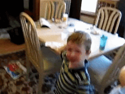 Tantrum Upset Crying Baby Knees Jump GIF
