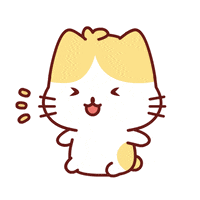 Tantrum Upset Crying Cute Cat Cartoon GIF