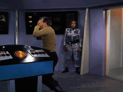 Tantrum Walk Away Face Palm Star Trek GIF