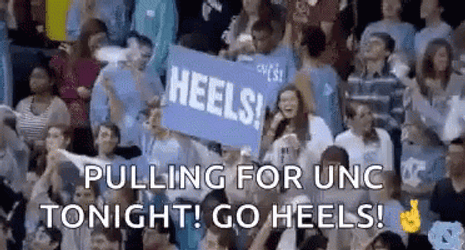 Tar Heels Football Loud Fans GIF