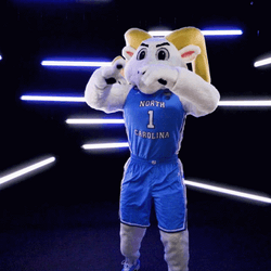 Tar Heels Rameses Hip Hop Dance GIF