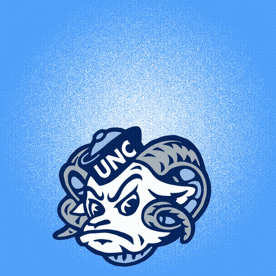 Tarheels Poster With Ram Head GIF