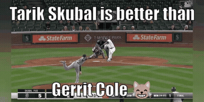 Tarik Skubal Better Than Gerrit Cole GIF