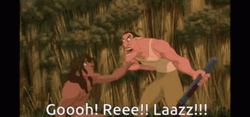 Tarzan Clayton Gorillas Funny Meme GIF