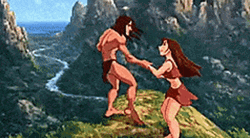 Tarzan Jane Treetop Scream Primal Yell GIF