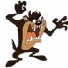 Tasmanian Devil Going Crazy GIF