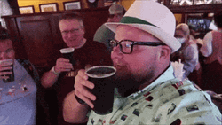 Tasting Before Chugging Beer GIF