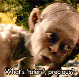 Taters Gollum GIF