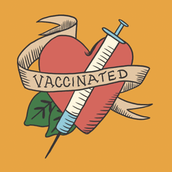 Tattoo Heart Vaccinated GIF
