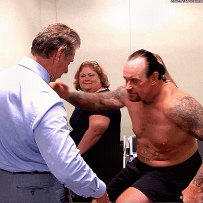 Tattooed Man Shirtless With Pride GIF