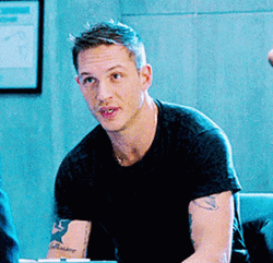 Tattooed Tom Hardy GIF
