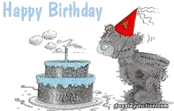 Tatty Teddy Bday Happy Birthday Sticker