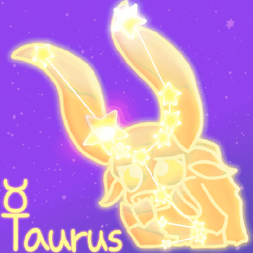 Taurus With Constellation Of Stars GIF