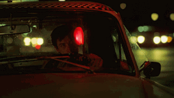Taxi Driver Travis Bickle Inside Parked Vehicle GIF