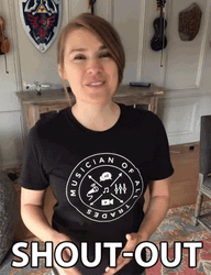 Taylor Davis Filming For Shout Out GIF