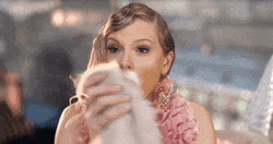 Taylor Swift Adoring Cat GIF