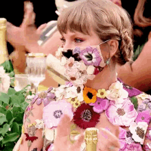 Taylor Swift Clap Floral Dress Grammys