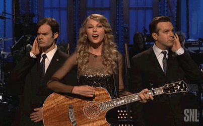 Taylor Swift Dancing With Guitar GIF