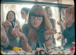Taylor Swift Eats Cake Birthday GIF